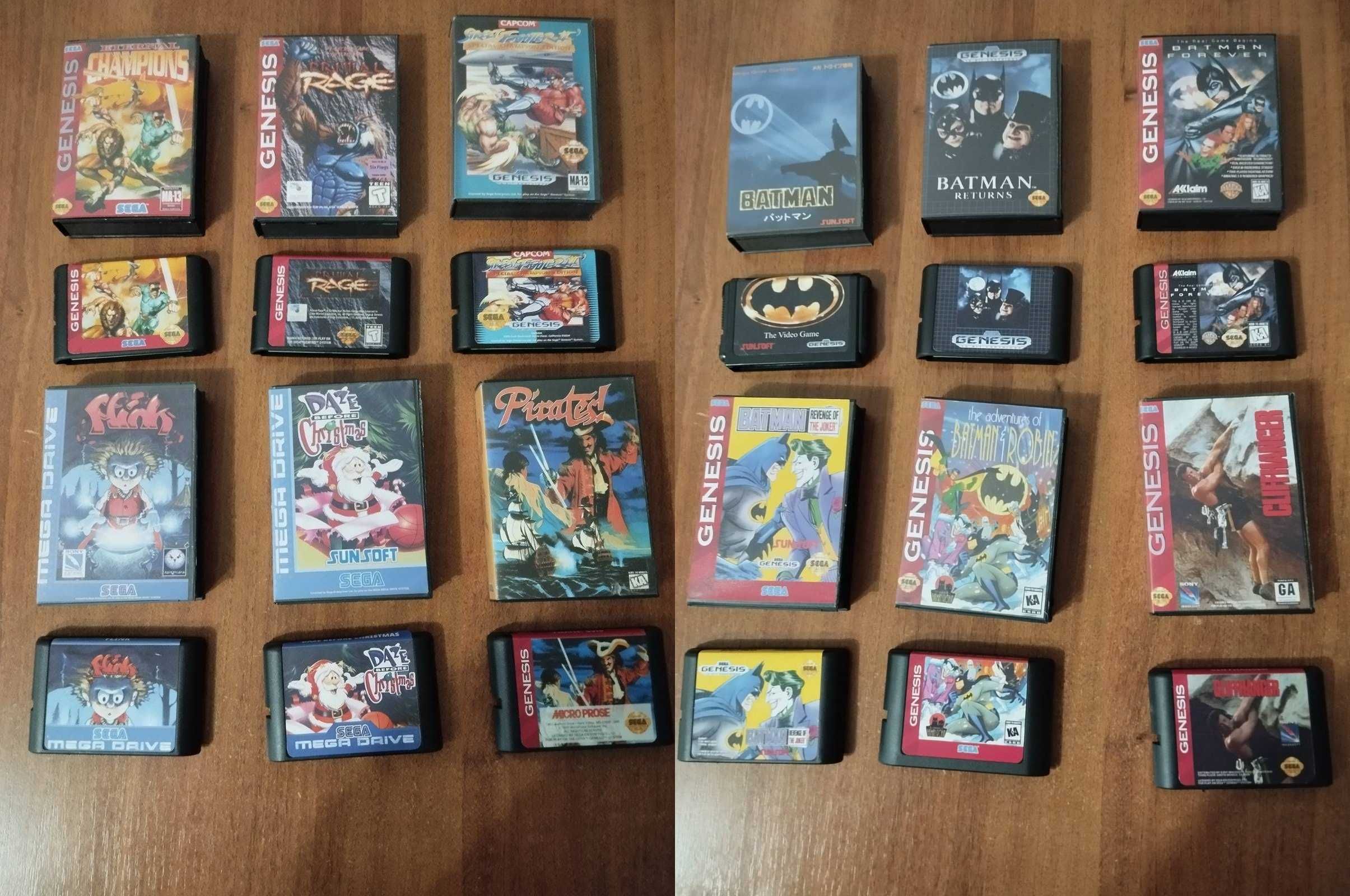Картриджі для sega mega drive