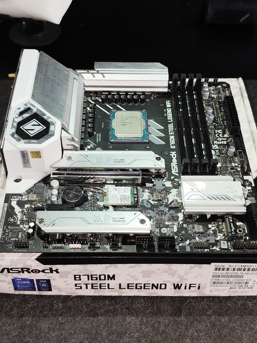 ZESTAW: i5-12400 + ASRock B760M Steel Legend WiFi