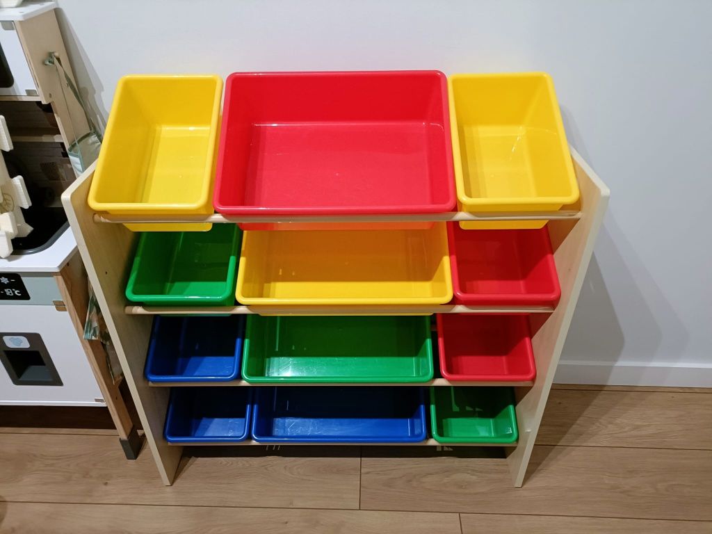 Amazon basic organizer na zabawki, 12 pojemników