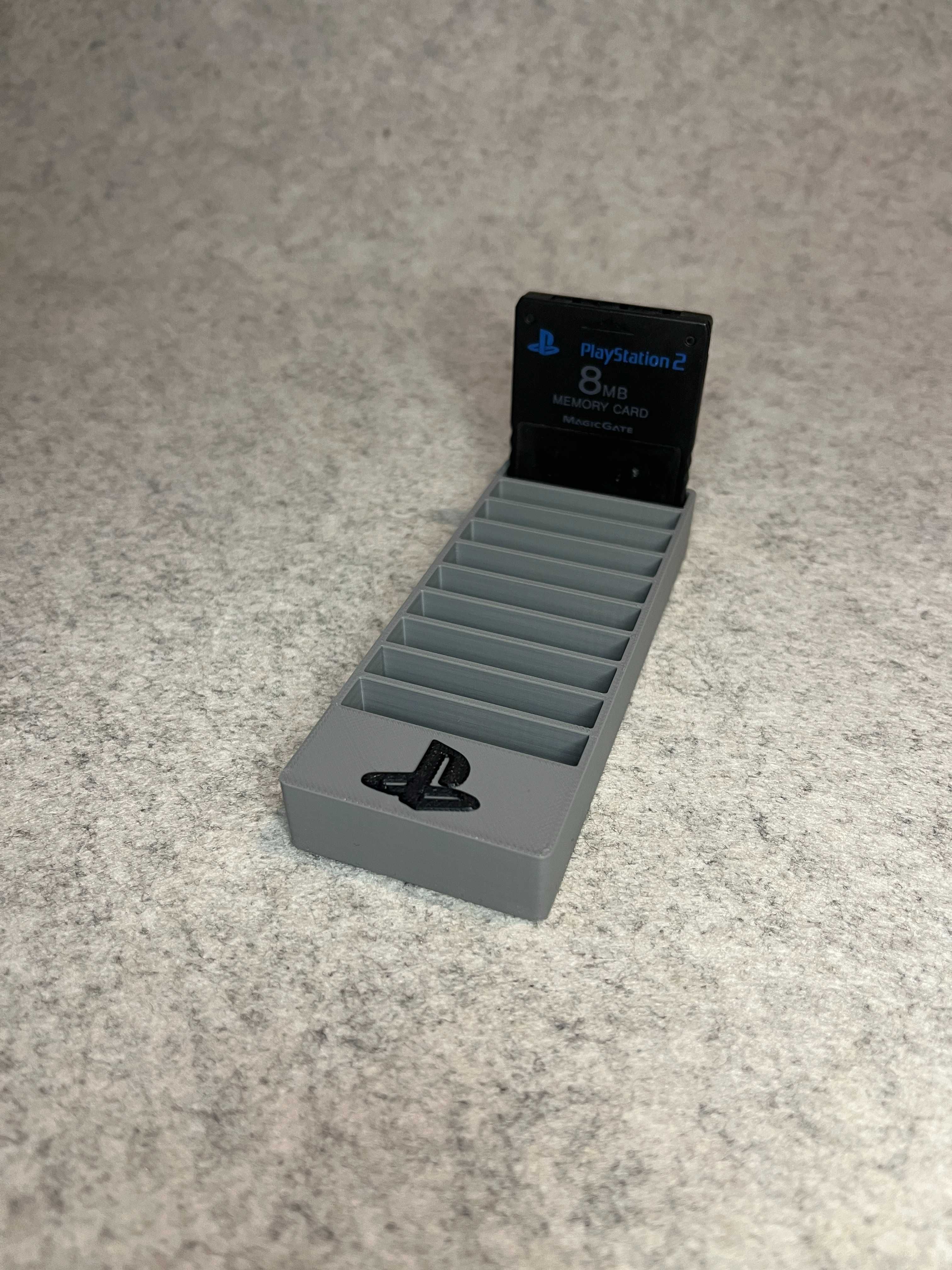 Stojak podstawka na 10 kart pamieci PlayStation One (PS Memory Card)