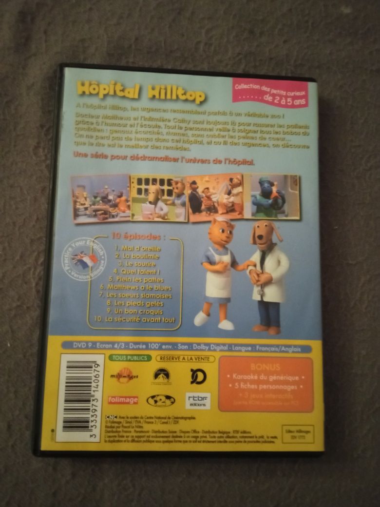 DVD" Infantil Hopital Hilltop" Usado