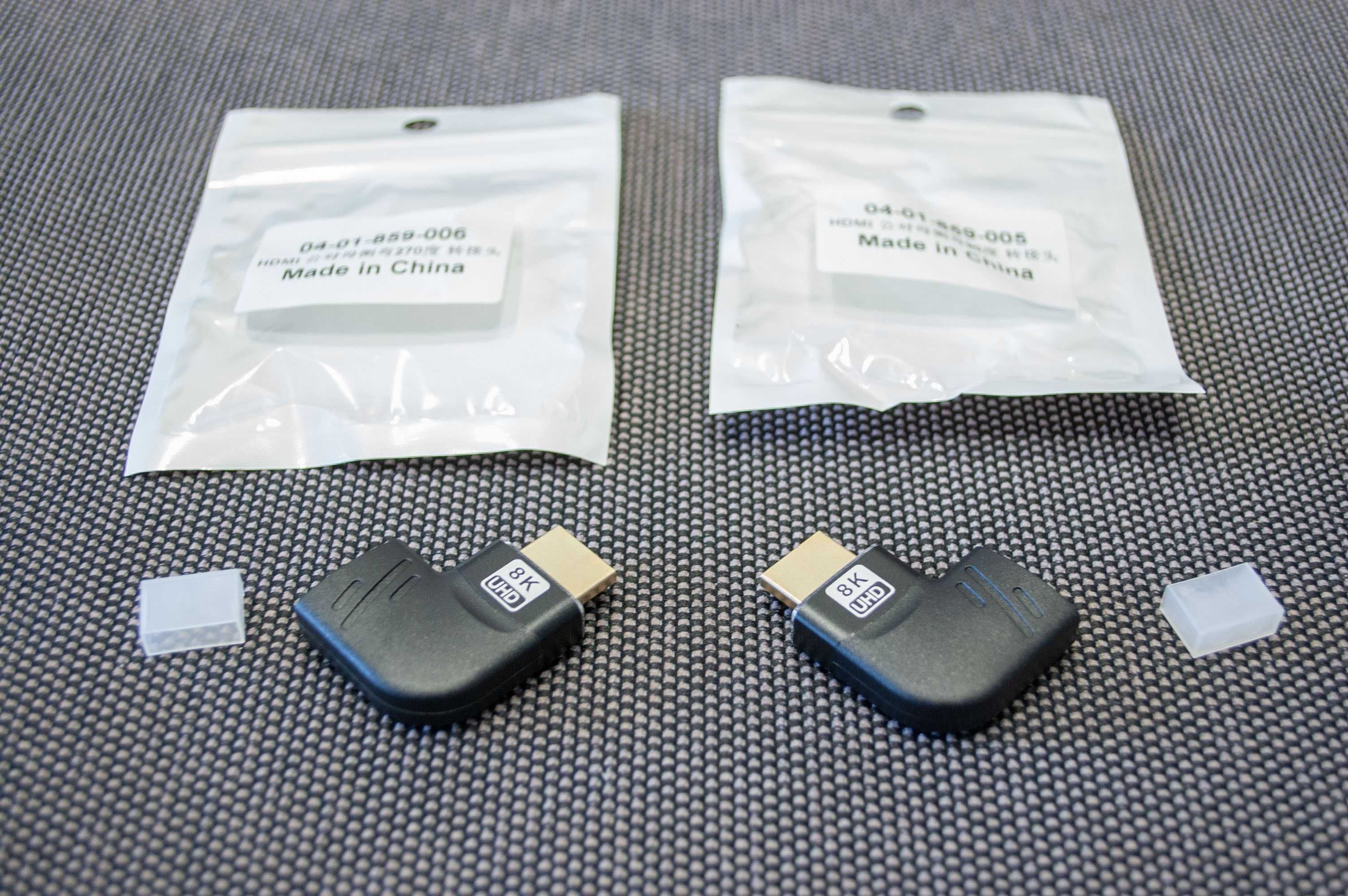 Адаптер HDMI 2.1 8K 60Hz 4K 120Hz 48Gbps (right\left)
