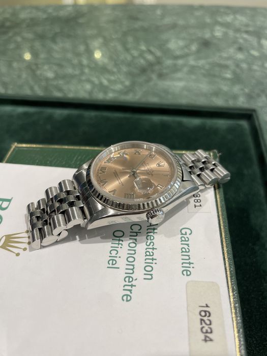 Rolex Datejust 36mm Pink Dial