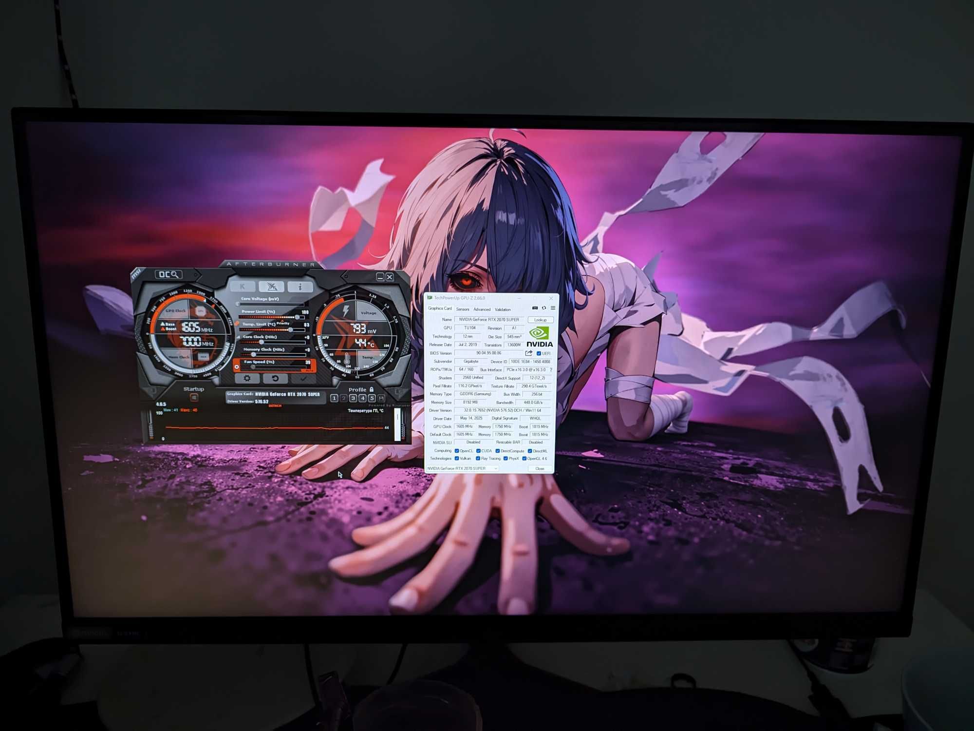 Gigabyte AORUS RTX 2070 SUPER 8GB OC – Stan idealny! pełny komplet