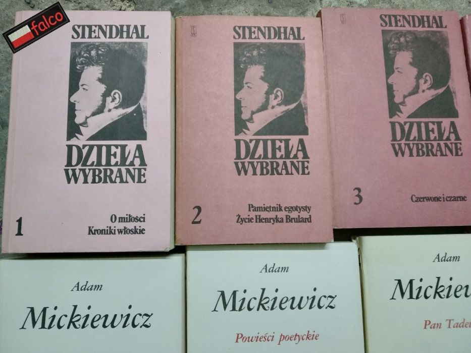 4x Mickiewicz Pan Tadeusz Wiersze Księgi narodu poezja powieści dramat