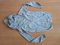 Sweter bluza do karmienia piersią rozmiar 36 (S), szara, z kapturem