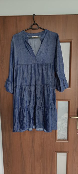 3XL 46 XXXL xxl 44 sukienka tencel włoska