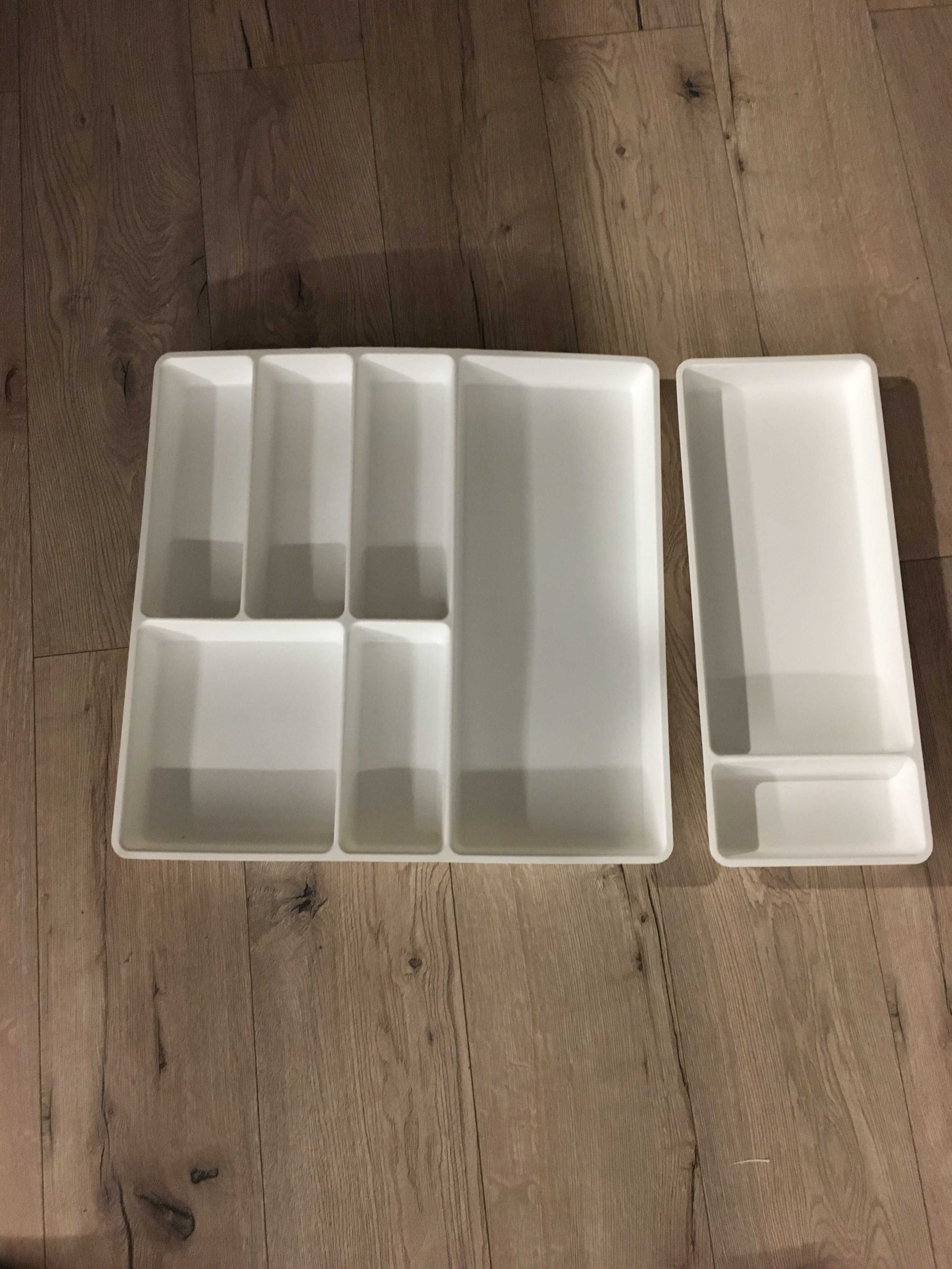 Ikea wkłady do szuflady biały  51x50 , 20x50