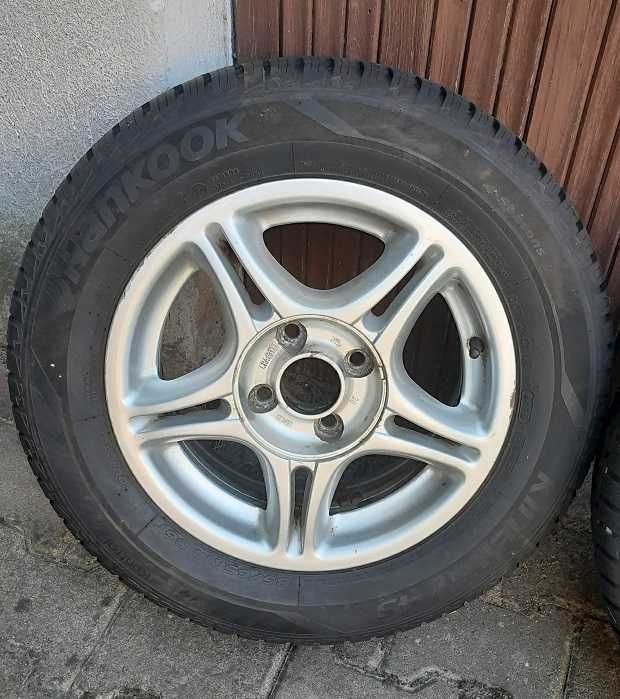 Komplet kół, Alufelgi, 4x100 ,185\65\R14  Et38 Germany, Hankook