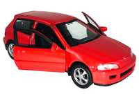 Honda Civic model WELLY 1:34 czerwony