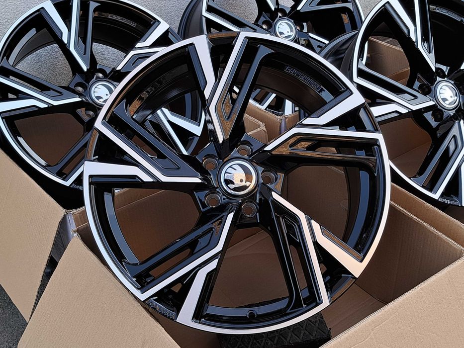 Alufelgi NOWE SKODA 19 5x112 Superb 2 , 3 , 4 Kodiaq ET30 CNC RS5