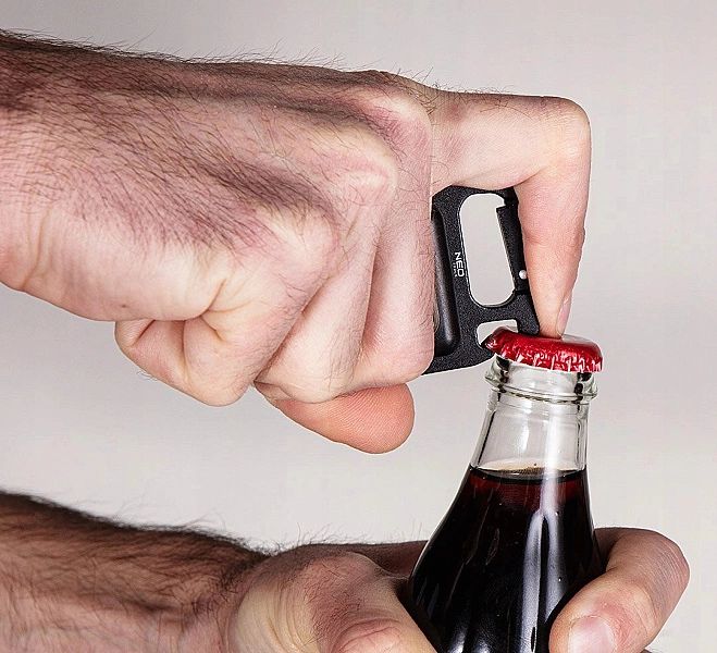 Wielofunkcyjna Mini Latarka Led, Brelok Do Kluczy, Magnes, Usb C, Otwi