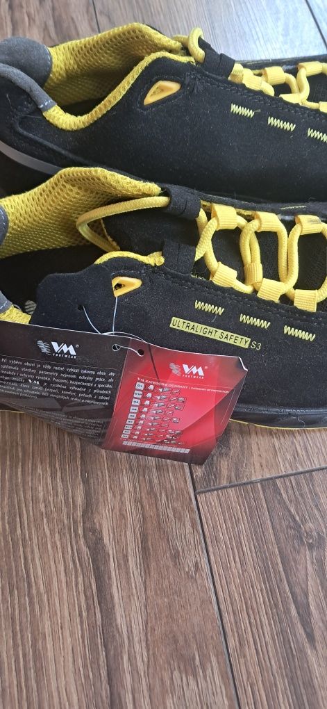 Buty robocze  bhp VM S3 nowe rozm 44