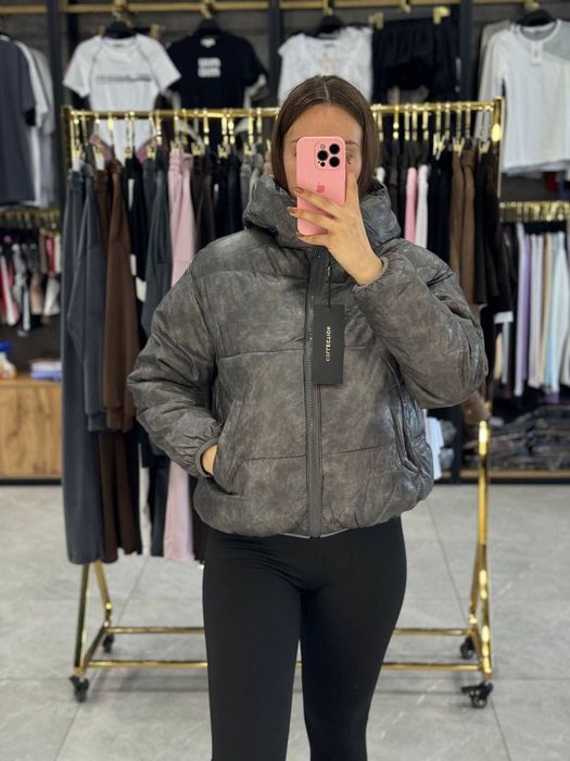 жіноча тепла кутра оверсайз  з капюшоном 42 44