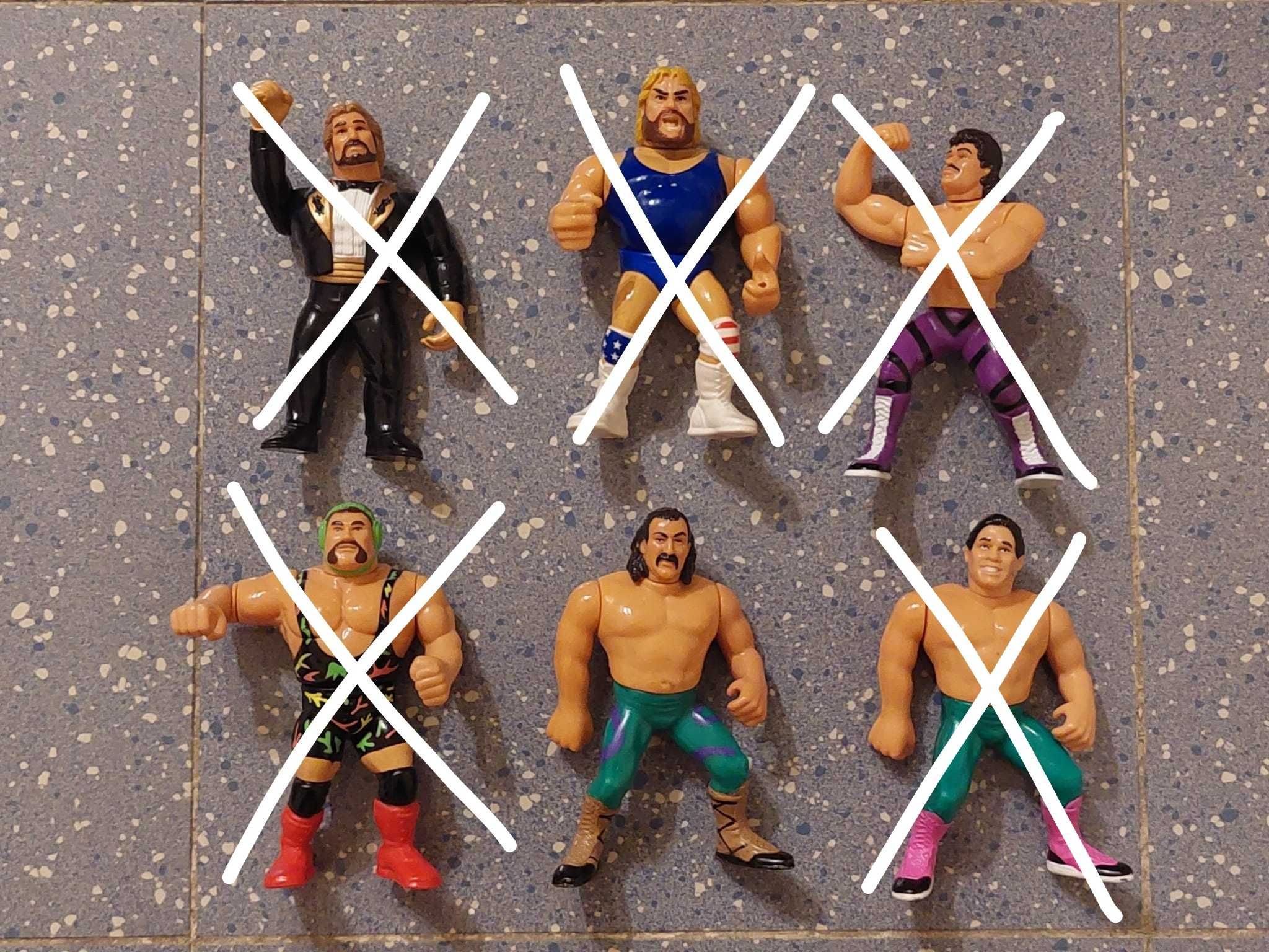 Figuras wrestling anos 90 + ringue