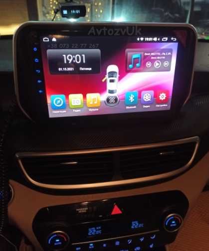 Магнитола TUCSON Hyundai IX35 GPS Tesla Туксон Дисплей CarPlay Android