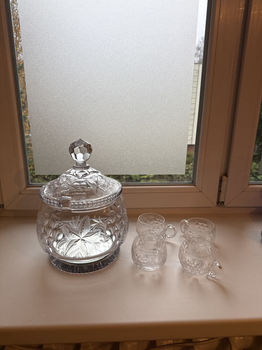 Kryształowa waza do pączu