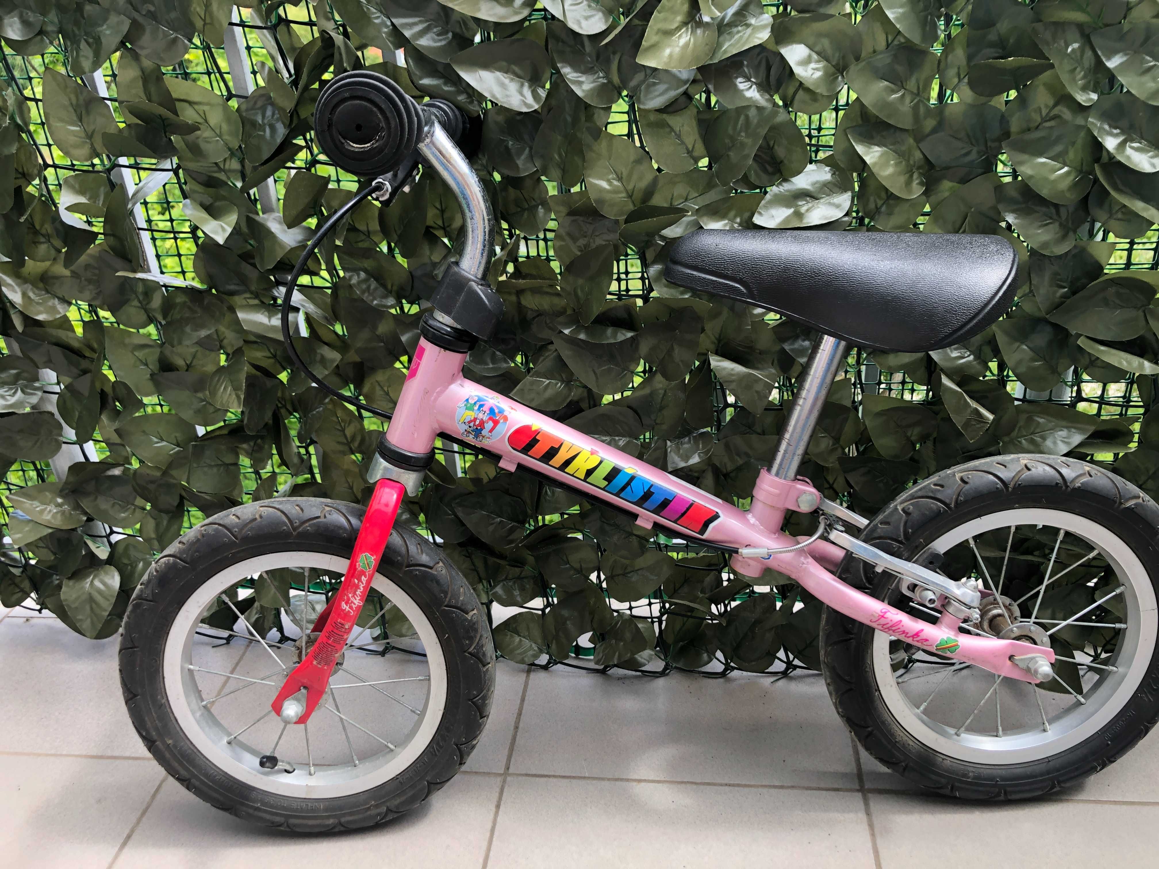 Fantastyczny rowerek biegowy 12" cali.
