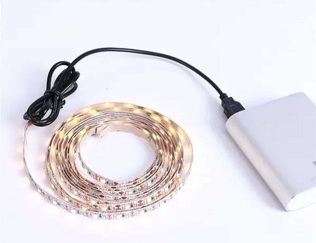 Лед стрічка лента Led led 5 v з USB ЮСБ виходом 5 метрів