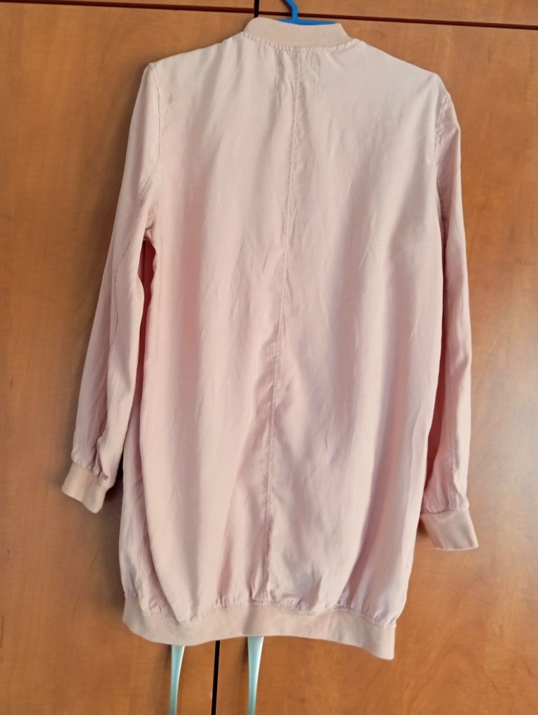 Bershka - długa kurtka damska (bomberka)