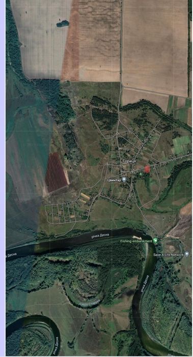 Земельна ділянка с. Гориця v.Gorica Chernihiv district