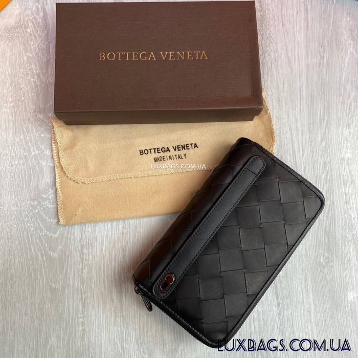 Чоловічий шкіряний гаманець клатч BottegaVeneta мужской