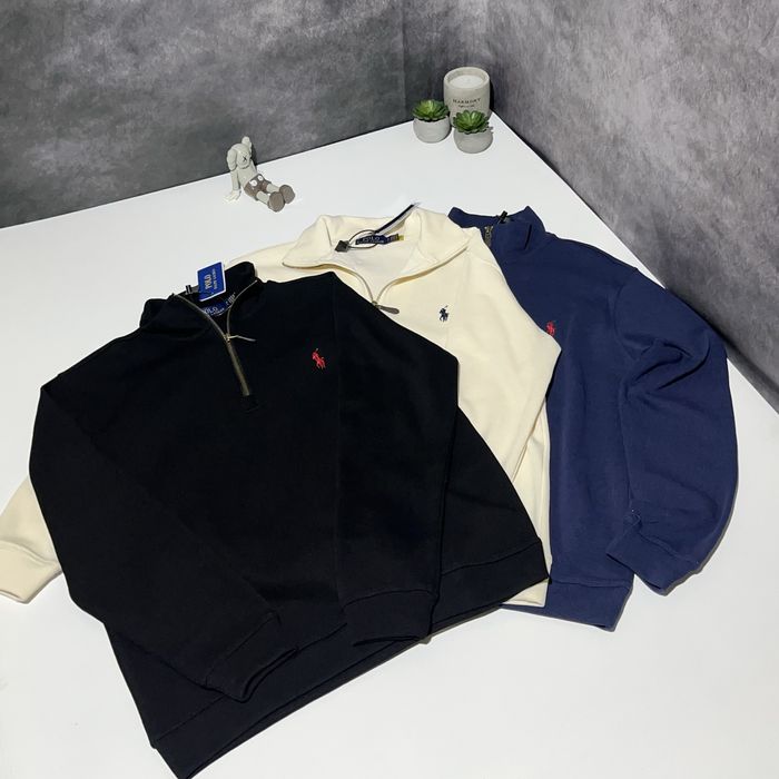Polo zip 1/3 светр пуловер кофта