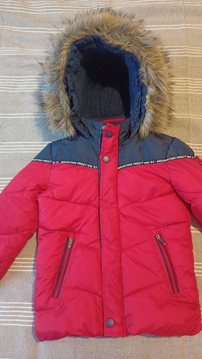 Ciepła zimowa kurtka chłopięca c&a 122