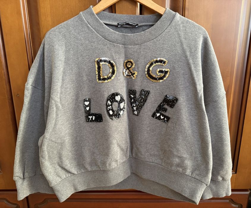 Женский свитшот Dolce & Gabbana ,оригинал!