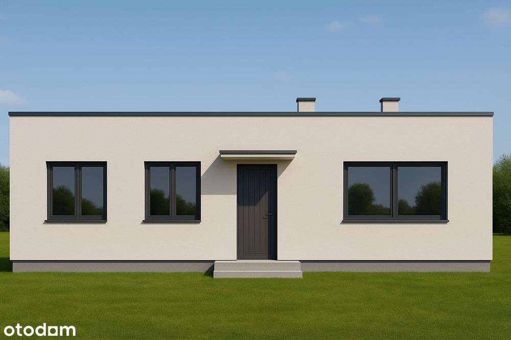 Nowy dom parterowy w doskonałej lokalizacji