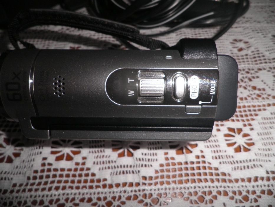 Camara de filmar mais cavalete