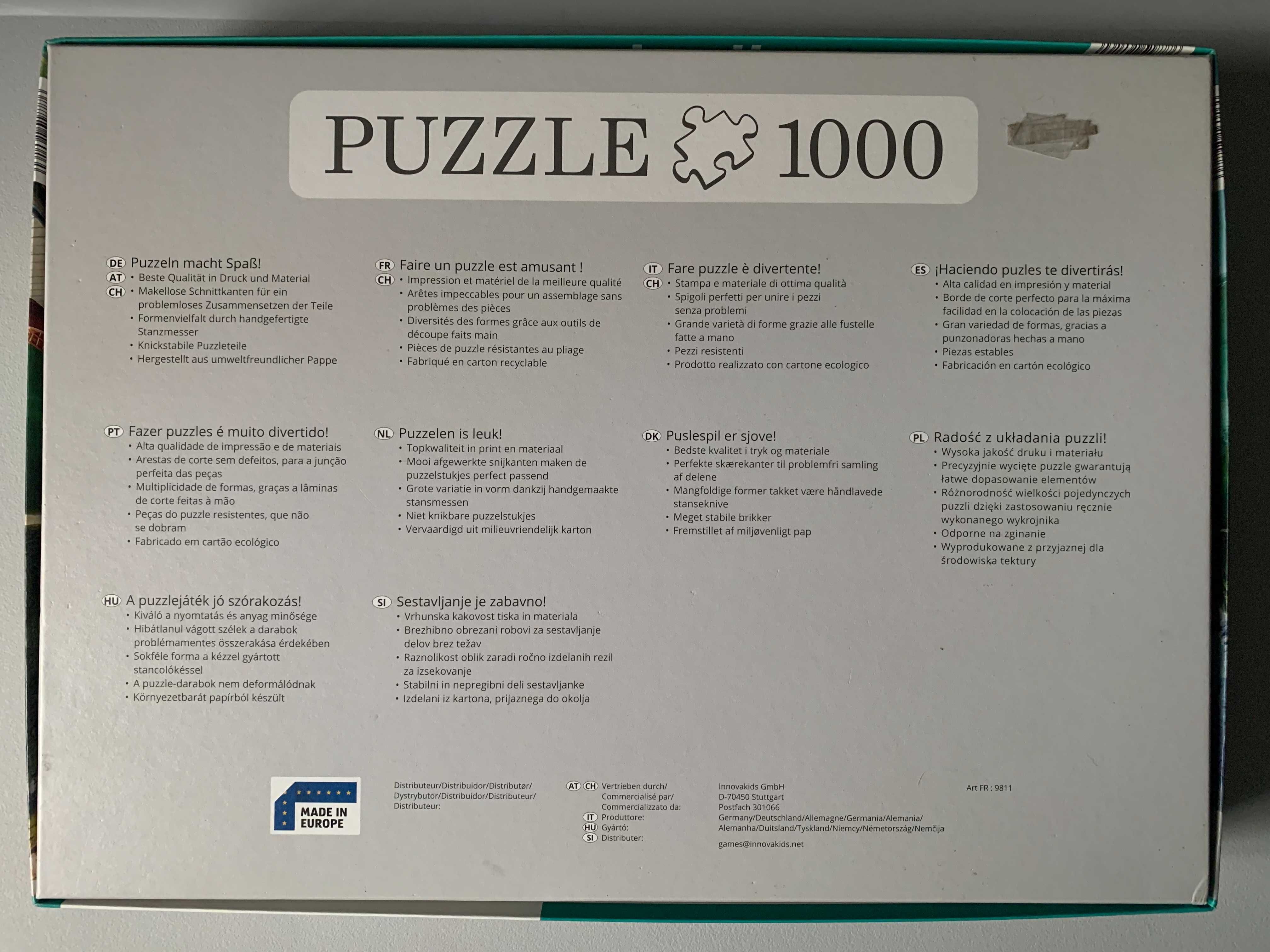 Puzzle Clementoni - Lago de Braies, Itália (1000 peças)