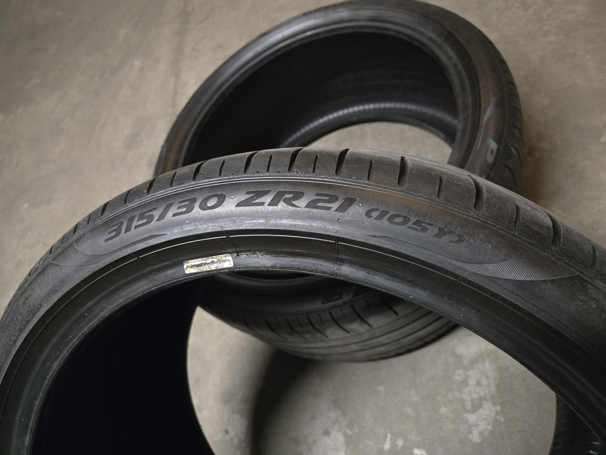 2 szt. Opony letnie Pirelli P ZERO 315/30ZR21 5.5mm N0 2019 STAN BDB