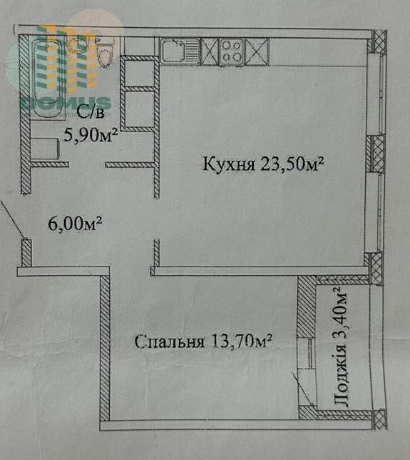 Продам Евро 2 комн Черемушки ЖК Скай Сити! Новый ремонт. Техника!