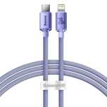 Baseus kabel przewód USB Typ C - Lightning 20W 1,2m fioletowy