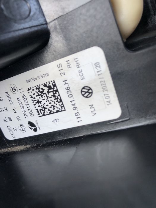 Фара фары VW ID 4 11B941036H 11B941035H