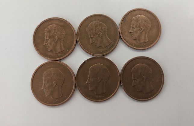 Belgia 1981 moneta 20 francs 1980 monety 1982