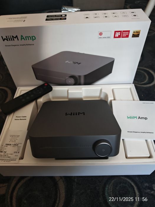 Wiim AMP, IDEALNY stan, Paragon, CAŁY komplet