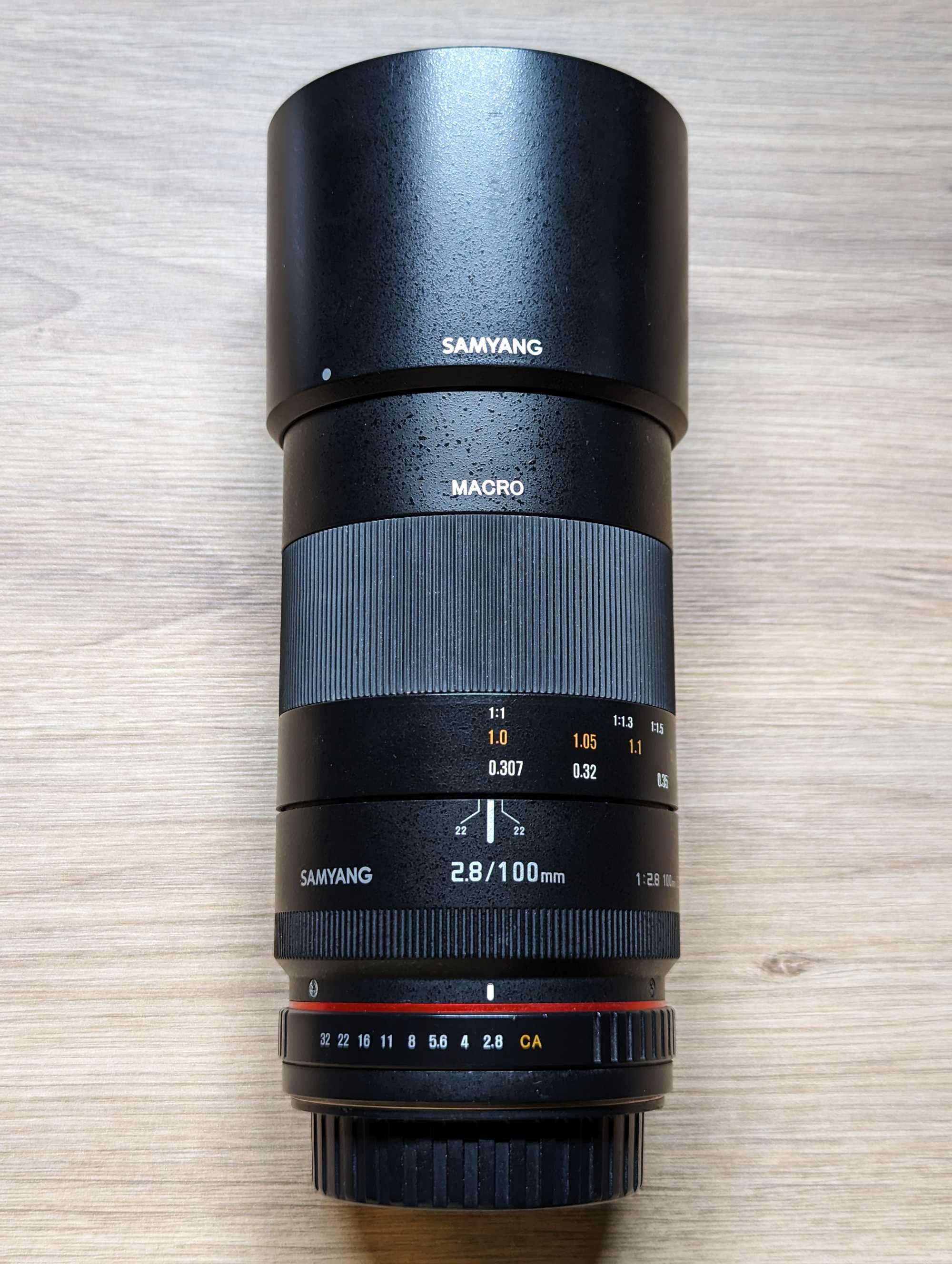 Makro obiektyw 1:1 Samyang 100mm f/2.8 ED UMC (Canon EF/Fujifilm X)