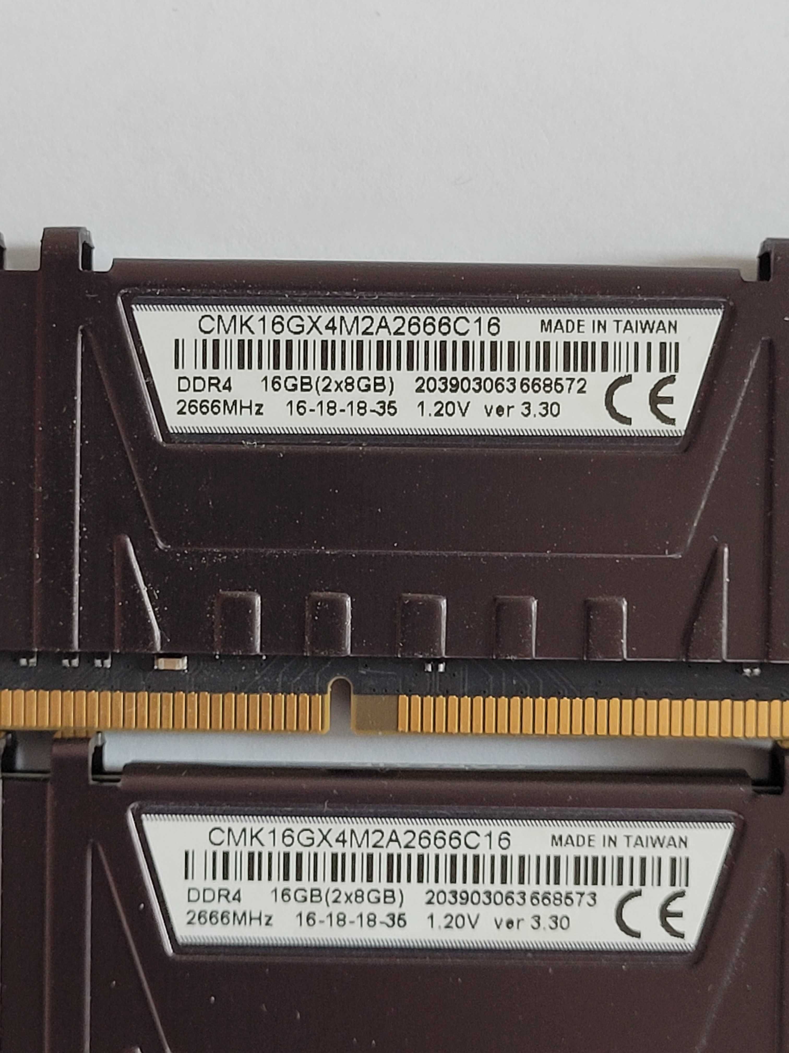 Pamięć RAM Corsair Vengeance LPX DDR4 16GB (2x8GB) 2666Mhz