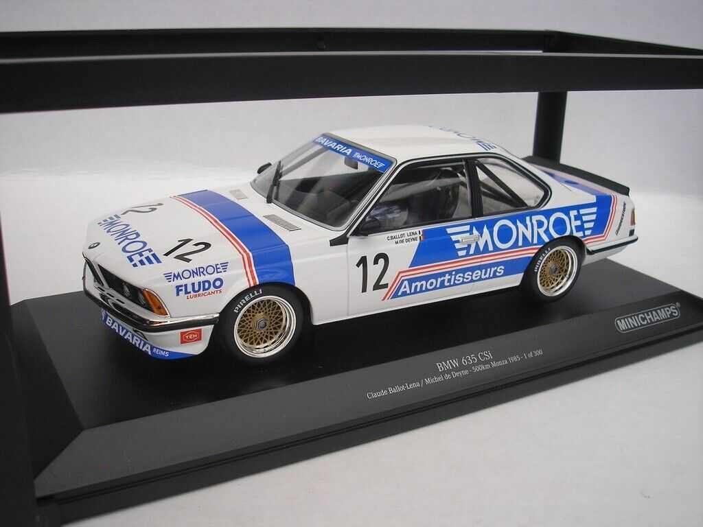 Miniatura 1:18 BMW 635 CSi #12  Monza 1985 Limited edition  Minichamps