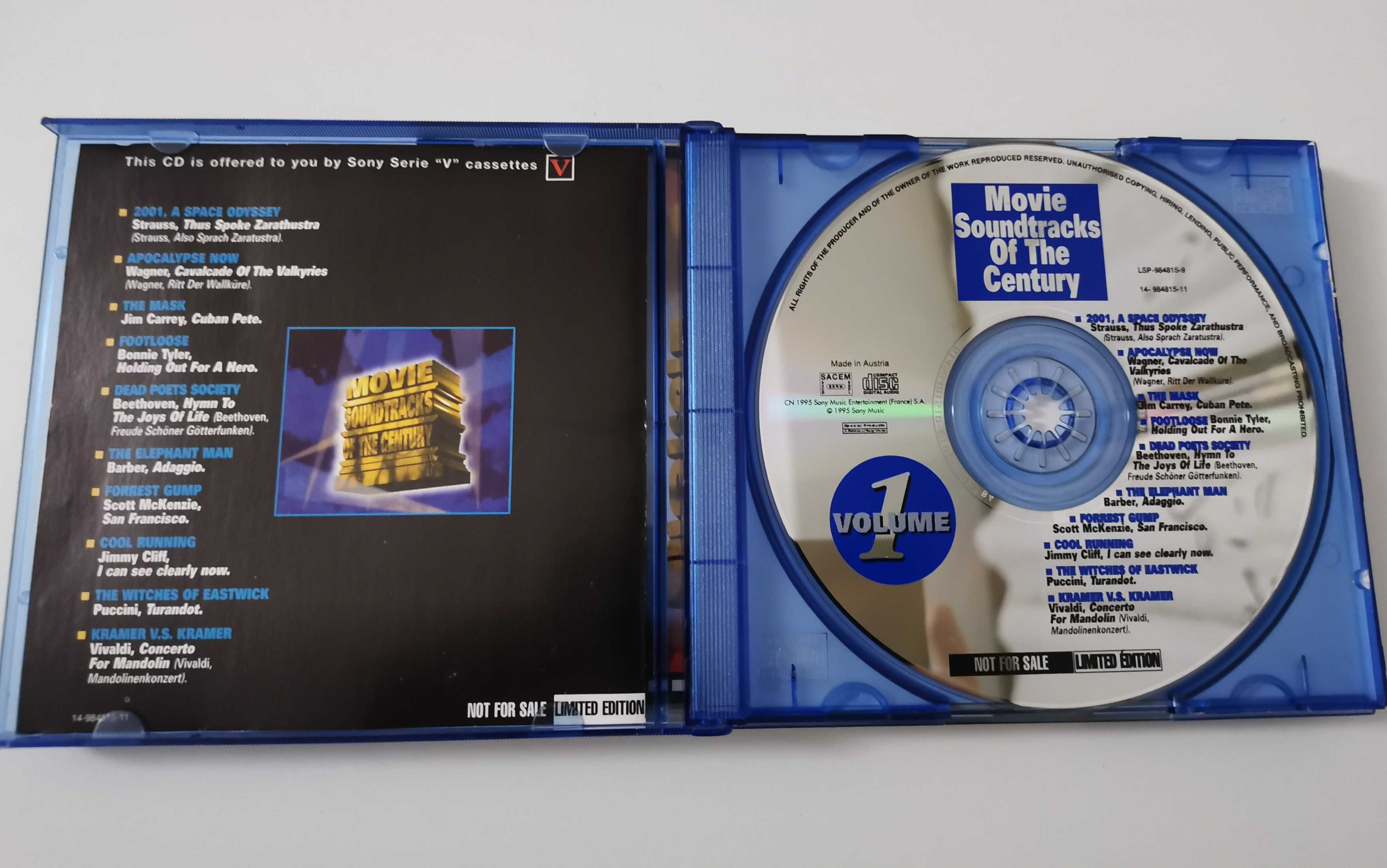 2 CDS - Movie Soundtracks of the Century