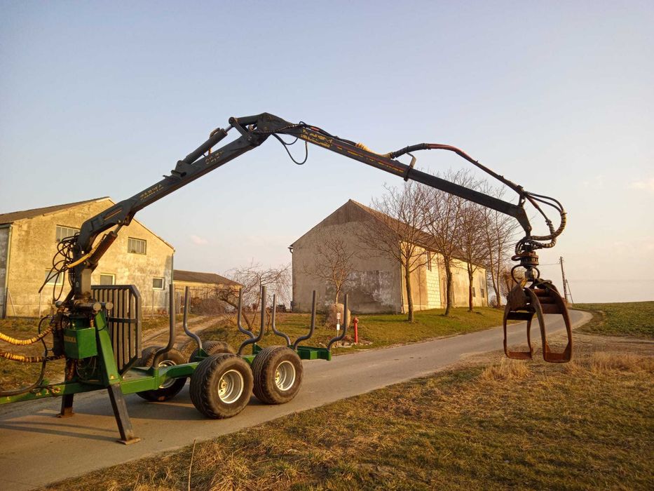 Przyczepa leśna FARMA 10 T