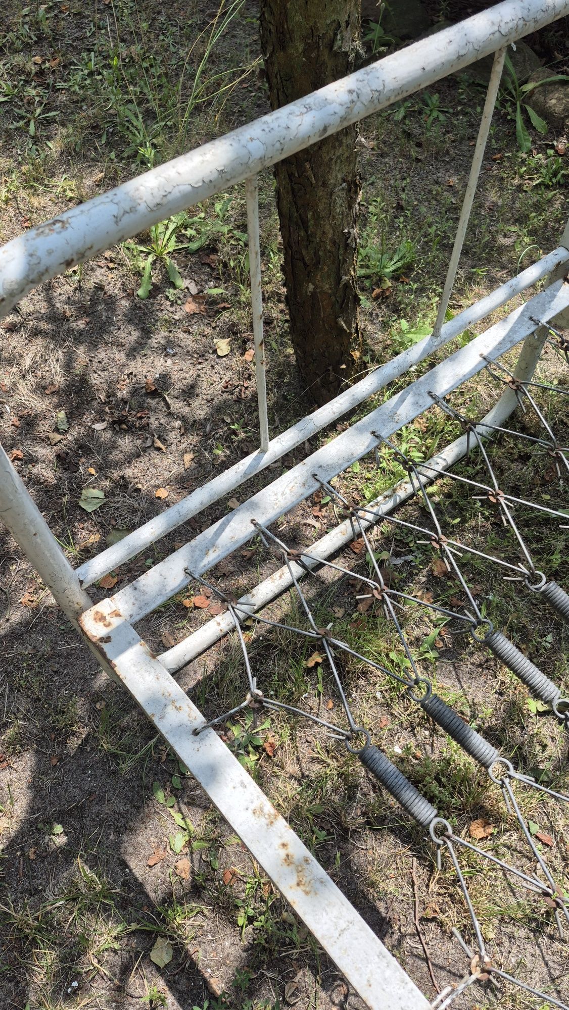 Łóżko metalowe PRL