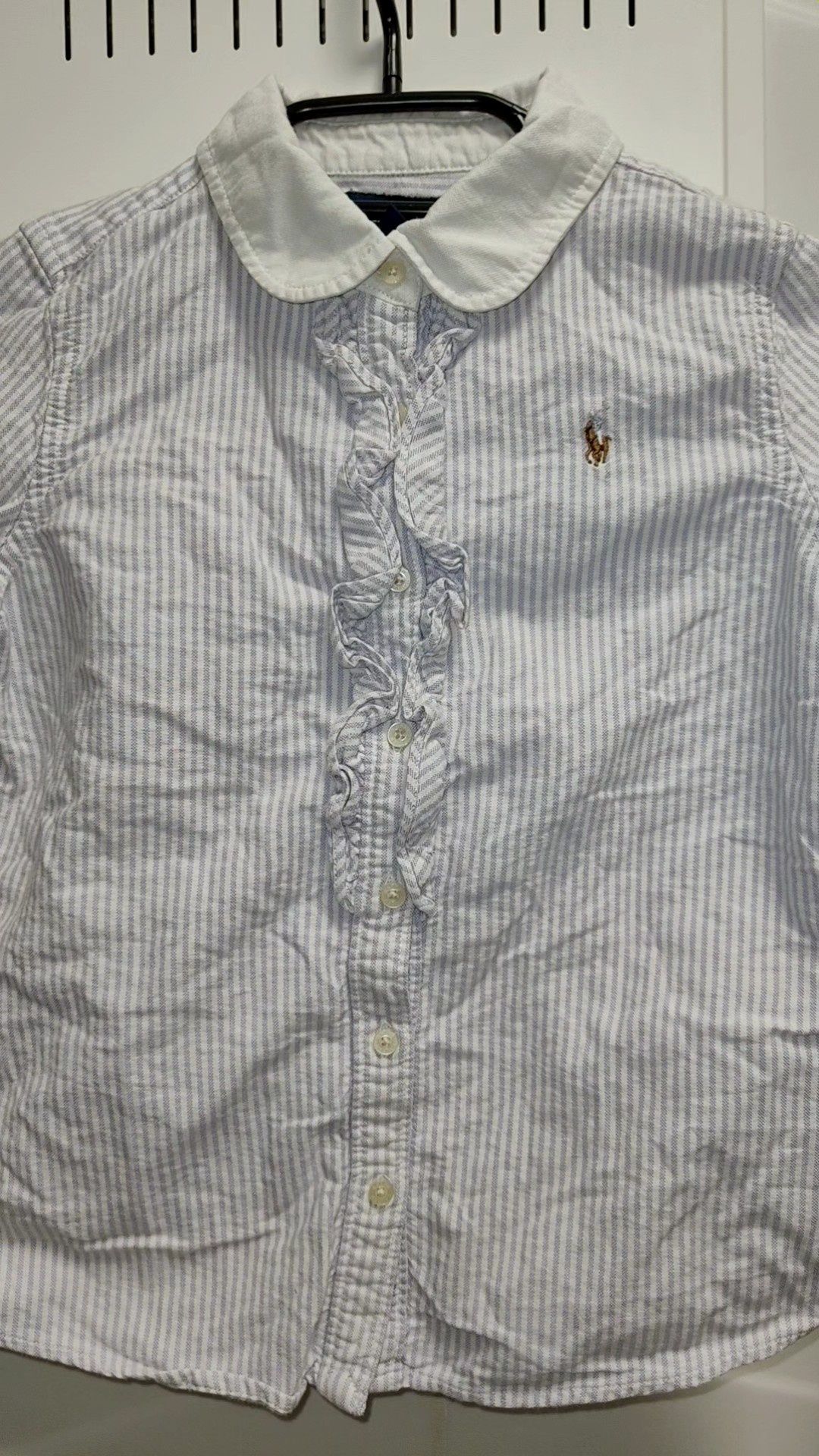 Koszula Ralph Lauren r. 6 lat żabot falbaną paski