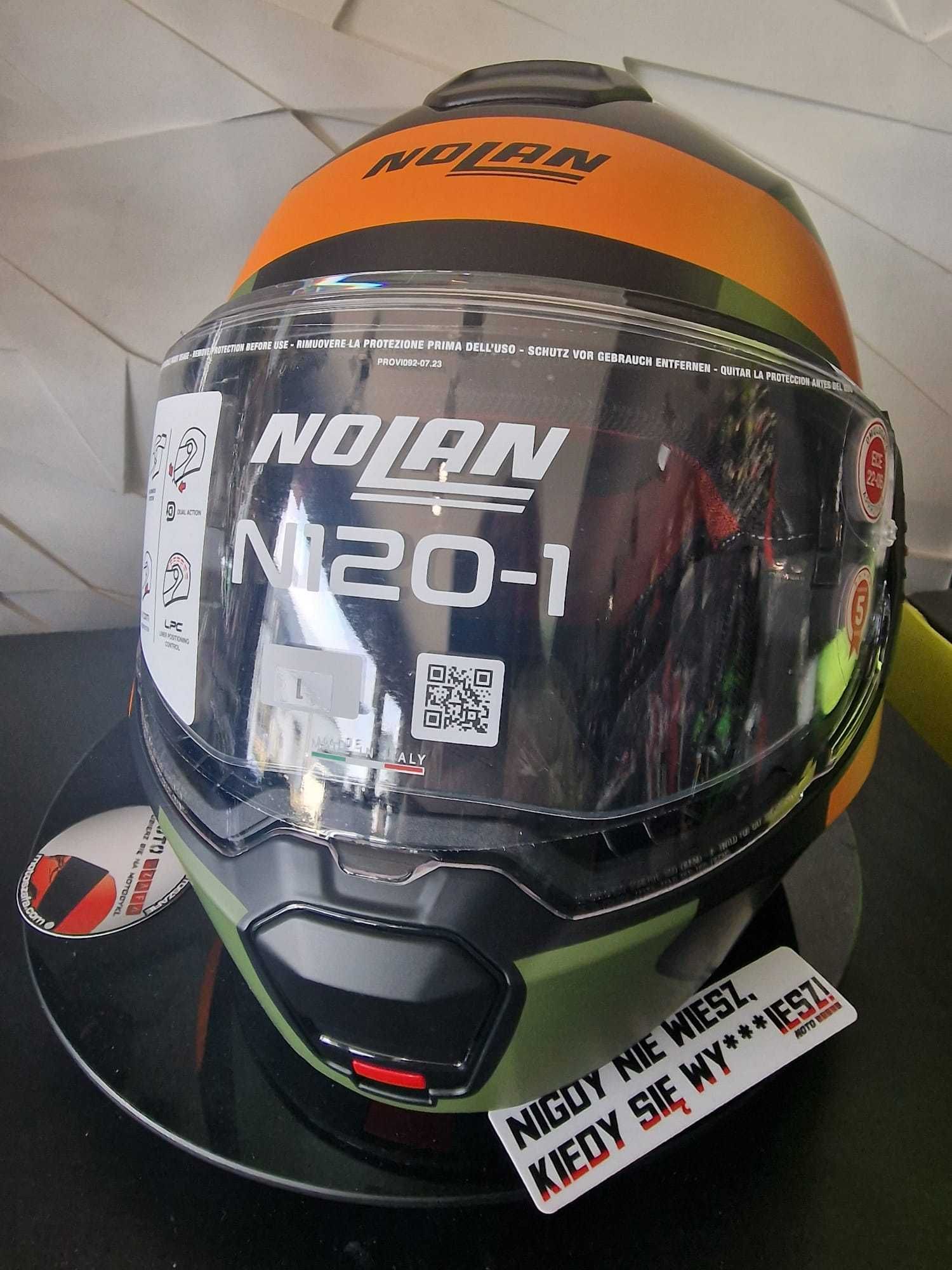 Kask NOLAN N120-1 Omocromo S'M'L'XL