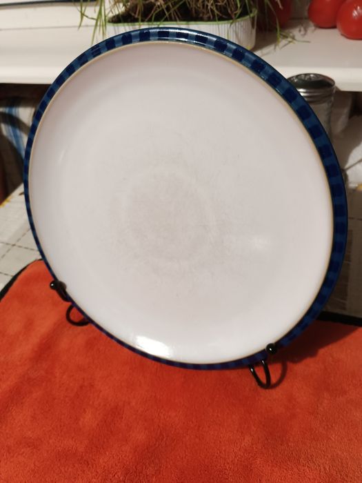 Talerz Denby „Reflex” 27 cm Anglia, kamionka premium, kobalt