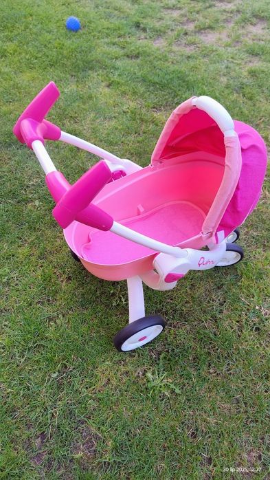 Wózek dla lalek Quinny Smoby różowy 3 części