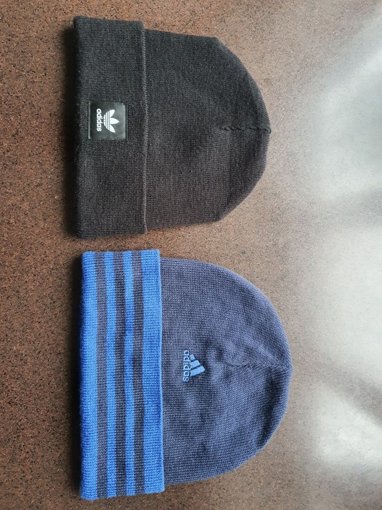 Шапка  теплая Adidas. Шерсть.
