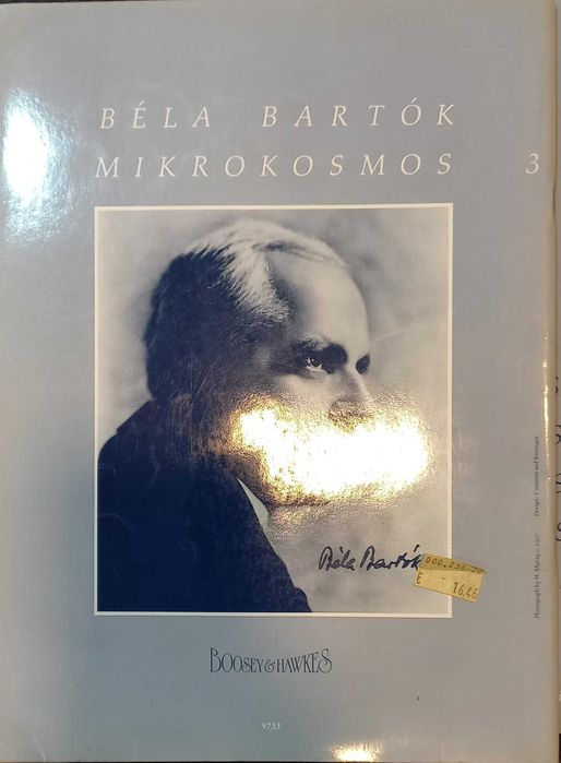Béla Bartók Mikrokosmos Volume 3 Boosey Hawkes